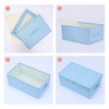 REGALWOVEN Fabric Collapsible Spacious Versatile Storage Bin with Lid and Handle - 3 of 4