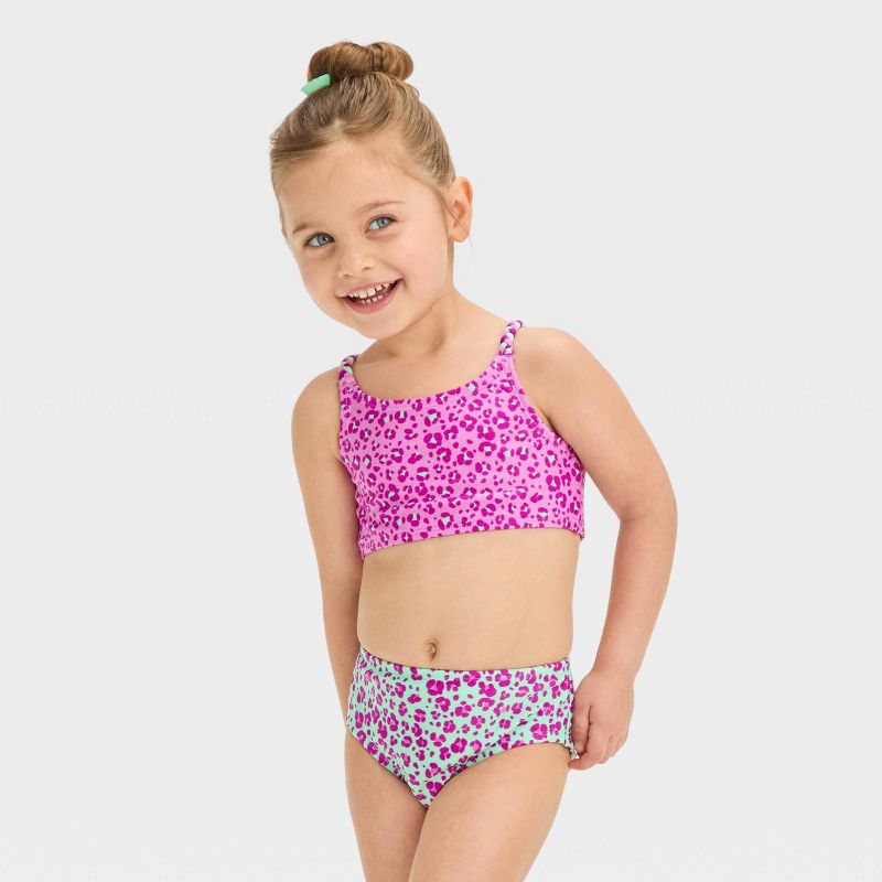 Toddler Girls' Braided Bikini Set - Cat & Jack™, 1 of 4