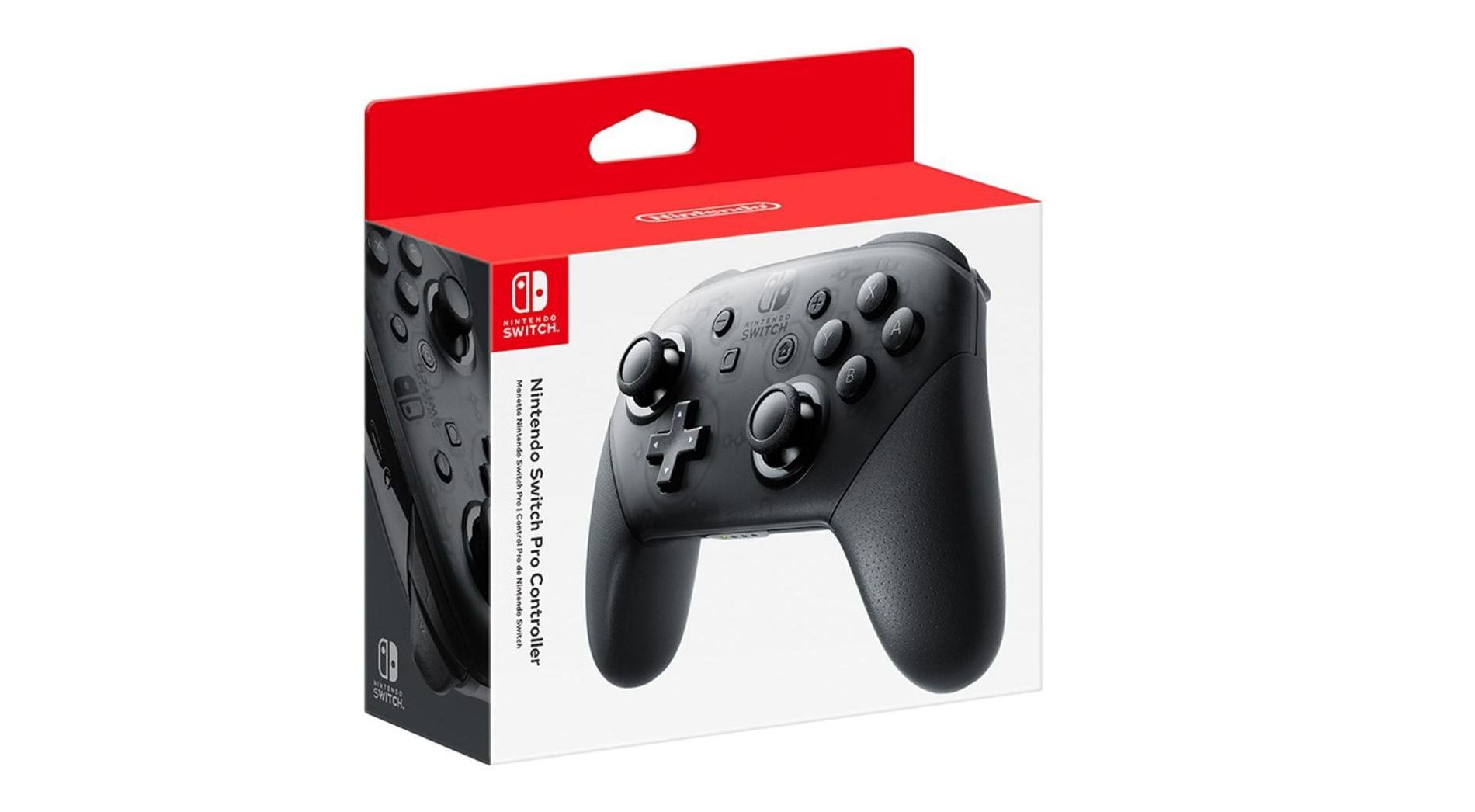 Nintendo Switch Pro Controller - Works With The Nintendo Switch, Nintendo Switch Lite, and Nintendo Switch OLED - Manufacturer refurbished