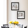 2Piece Vignette Winter Peace On Earth Black Framed Wall Art for Living Room, Holiday Wall Art Print for Home Decor, Bedroom Wall Art by RobinLee Viera - 3 of 4