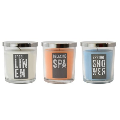 18oz 3ct Fresh Collection Scented Candle Set