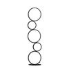 38.5" Else Nordic 5-Ring Shaped Metal Table Lamp: Minimalist Design, Dimmable, Includes LED Bulb - Ore International - 2 of 4