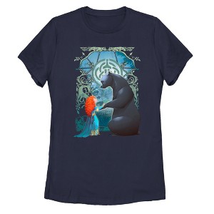 Women's Brave Bear Celtic Symbol T-Shirt - 1 of 4