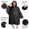 Tirrinia Women Men Fleece Blanket Hoodie Sweatshirt, Oversized Wearable Blanket Pullover with Hooded, Cozy Gift for Woman Wife - 3 of 4