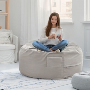 CAVINAS Bean Bag Chair for Adults and Kids Oversized Sofa Couch Floor Chair for Living Room, Bedroom - 1 of 4