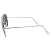 Pacific Coast Sunglasses Aviator Sunglasses Silver Chrome Frames Blue Mirror Lenses - 3 of 4