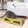FURNIinspire Pet Ceates and Houses, Reversible Cat Scratcher Lounge Bed, Corrugated Cardboard with Catnip, Brown, 29.5"*8.7"*8.3" - 3 of 4