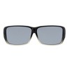 Jonathan Paul Fitovers Oogee Large LG Unisex Designer Fitover Sunglasses Wear Over Rx/Presciption Eyeglasses, Polarized Polarvue Gray - 2 of 3
