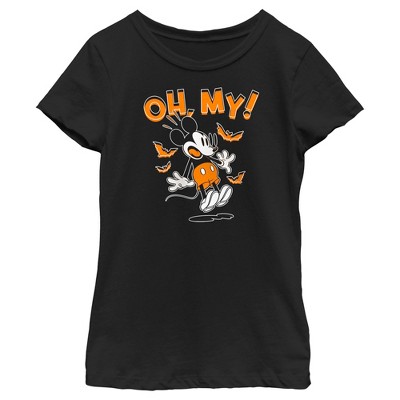 Girl's Disney Mickey Halloween Oh My T-shirt : Target