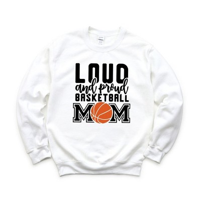 Simply Sage Market Women's Graphic Sweatshirt Loud and Proud Basketball Mom