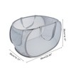 Unique Bargains Folding Single Layer Laundry Basket 22.83"x14.17"x14.17" 1 Pc - 4 of 4