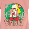Girls' - Hey Arnold! - Ho Ho Ho Stinko Fitted Short Sleeve Graphic T-Shirt - 2 of 4