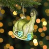 Northlight 4" Glittered Brontosaurus Dinosaur Glass Christmas Ornament - 2 of 4