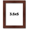 PosterPalooza | Photo Size Classic Modern Brown Frame - UV Acrylic, Foam Board Backing, Hanging Hardware - 2 of 4