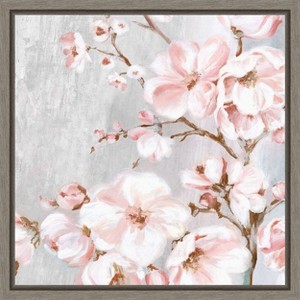 Amanti Art Spring Cherry Blossoms II by Eva Watts Canvas Wall Art Print Framed 16 x 16-in. - 1 of 4