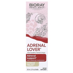 Bioray Adrenal Lover, Adrenal Support with Medical Mushrooms, 2 fl oz (60 ml) - 1 of 4
