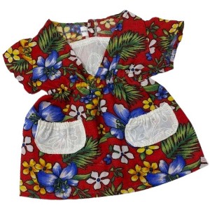 Bright Flower Dress Fits 18 Inch Girl Dolls, Cabbage Patch And 15 Inch Baby Dolls - 1 of 4