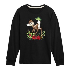 Boys' - Disney - Christmas - Botanical Butterfly Long Sleeve Graphic T-Shirt - 1 of 4