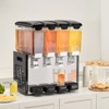 VEVOR Commercial Beverage Dispenser, 4 Tanks 10 L / 10.6 QT Per Tank Juice Dispenser, 430W Stainless Steel Ice Tea Drink Machine - 2 of 4