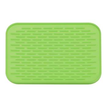 Unique Bargains Silicone Dish Drying Mat Under Sink Drain Pad Heat Resistant Non-Slipping Suitable for Kitchen
