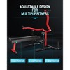 Chest Press Machine, Home Gym Chest Workout Machine with Adjustable Bench – Converging Arms Flat/Incline/Decline 450LBS Capacity Space - 4 of 4