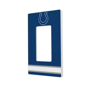 Keyscaper Indianapolis Colts Stripe Hidden-Screw Light Switch Plate