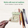 4E’s Novelty 12 Pack Unfinished DIY Wooden Picture Frame Christmas Ornaments Crafts for Kids & Adults, DIY Ornaments for Holiday Christmas Decorations - 4 of 4