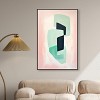 Art Remedy Jade with Magnets Contemporary Shapes Abstract Wall Art Framed - 2 of 4