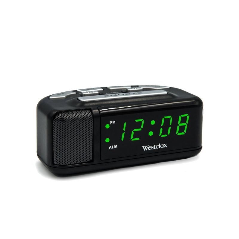 Digital Alarm Clock Black - Westclox, 3 of 8