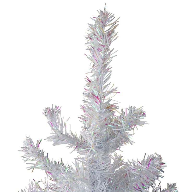 Northlight 4' White Iridescent Pine Artificial Christmas Tree - Unlit, 4 of 7