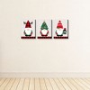 Big Dot of Happiness Red and Green Holiday Gnomes - Christmas Wall Art Room Decor - 7.5 x 10 inches - Set of 3 Prints - 3 of 4