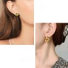 6 Pairs 14K Gold Geometric Knot Earrings Set, Huggie Drop Dangle Earrings for Women Gifts - 4 of 4