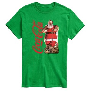 Men's - Coca Cola - Vintage Santa With Presents Short Sleeve Graphic T-Shirt - 1 of 4