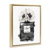Stupell Industries Perfume Poppies Watercolor Black Framed Floater Canvas Wall Art - 3 of 4