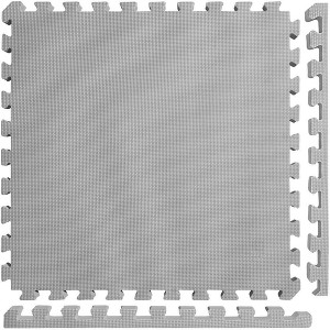Meister X-Thick 1.5" Interlocking 16 Tiles Gym Floor Mat - Gray - 1 of 4