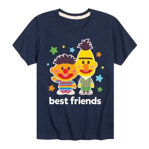 Boys' - Sesame Street - Best Friends Bert Ernie Short Sleeve Graphic T-Shirt - 1 of 4