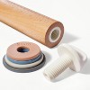 17.28 Adjustable Wood Rolling Pin Light Brown - Figmint™