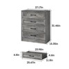 Dresser for Bedroom, 4 Drawer Small Dresser with Charging Station for Living Room, Chest of Drawers - 2 of 4