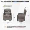 Gymojoy Outdoor Gliders Chairs Side Table with 5-Inch Thick Cushions - 2 of 4