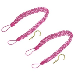 Unique Bargains Hand Woven Decorative Braided Curtain Tiebacks - 1 of 4