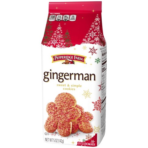 Pepperidge Farm Gingerman Cookies 5oz Target