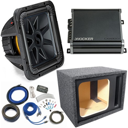 Single 12 inch subwoofer with box hot sale and amp