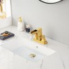ChicFurnit Bathroom Sink Faucet Widespread Two Handle with Waterfall Spout for Bathroom Use, Gold, 9"*9"*10" - 2 of 4