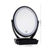Impressions Vanity Touch Chill 1X/5X Dual Vanity Mirror with Ambient LED Halo, Rechargeable - 3 of 4