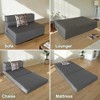 ARTPLAN Fold Sofa Bed-Sleeper Single with Pillow,Futon Sleeper Chair Guest Bed with Washable Linen Cover, Foldable Mattress for Living Room, Apartment - 4 of 4