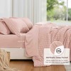 BAGOKIE 7 Pieces Seersucker California Bed in a Bag Comforter Set - 4 of 4