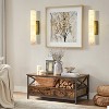 CityFurn 20" Modern LED Wall Sconce With Alabaster Shade - 2 of 4