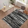 Abstract Machine Washable Area Rugs 5x7 Ultra-Soft Contemporary Throw Rugs Foldable Thin Accent Carpet Non Slip Indoor Floor Cover - 4 of 4