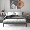Infans King Size 14" Wooden Bed Frame Mattress Platform Wood Slats Support  Espresso - 4 of 4