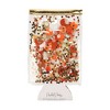 Packed Party Spirit Squad Confetti Skinny Can Cooler, Insulated Metal Can Drink Holder for Tailgate, Pool or Beach (Orange Burst) - 2 of 4